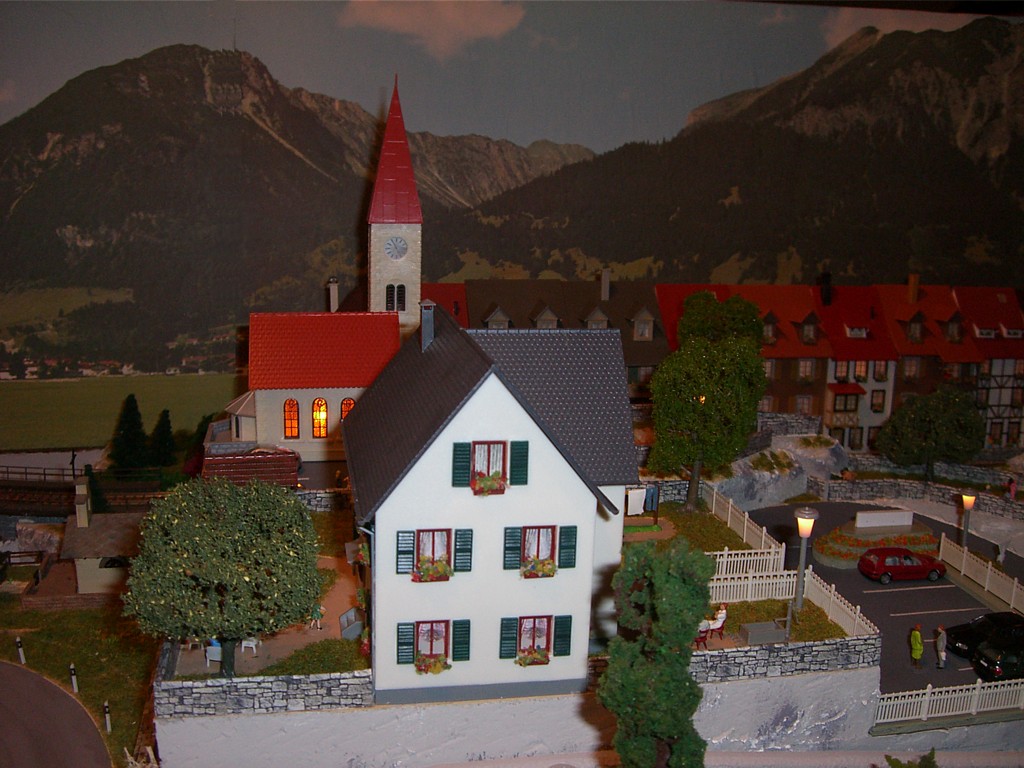 Eglise et immeubles